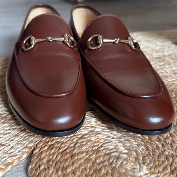 Gucci Jordaan Loafer in Dark Brown New with Box - Picture 8 of 12